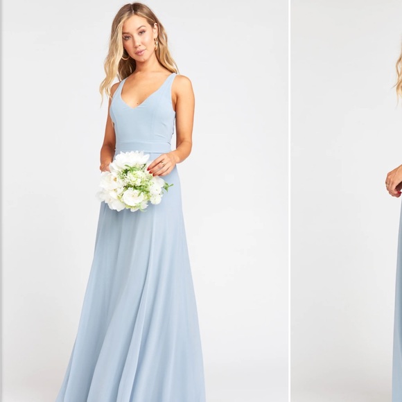 Jenn Maxi Dress (Show Me Your MuMu) in Steel Blue, Size S, Unaltered - Picture 4 of 4